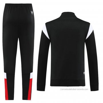 Chandal de Chaqueta del AC Milan 2023-2024 Negro