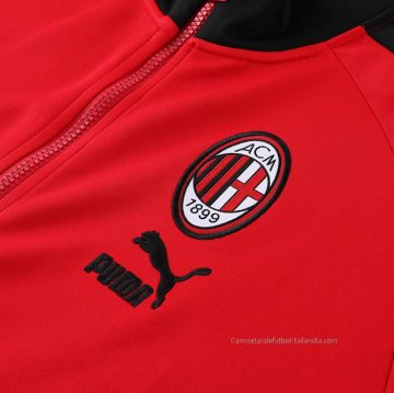 Chandal de Chaqueta del AC Milan 2023-2024 Rojo