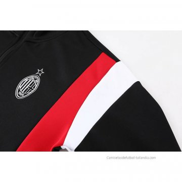 Chandal de Chaqueta del AC Milan Nino 2023-2024 Negro