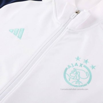 Chandal de Chaqueta del Ajax 2023-2024 Blanco