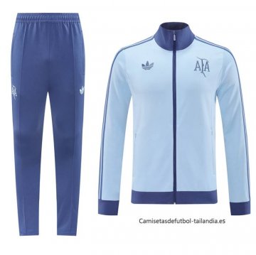 Chandal de Chaqueta del Argentina Nino 2024-2025 Azul Claro Chandal de Chaqueta del Argentina Nino 2024-2025 Azul Claro