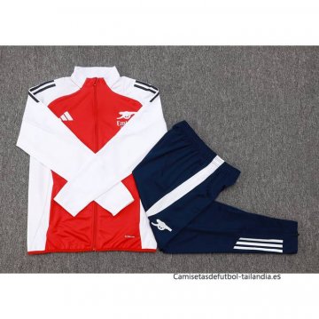 Chandal de Chaqueta del Arsenal 2024-2025 Rojo
