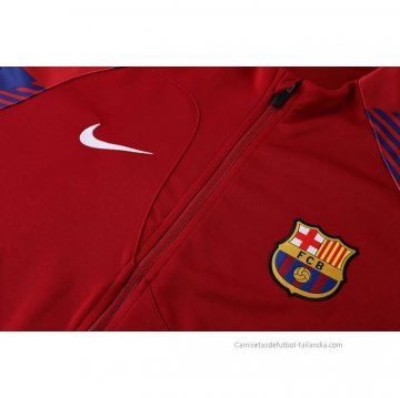 Chandal de Chaqueta del Barcelona 2022-2023 Rojo