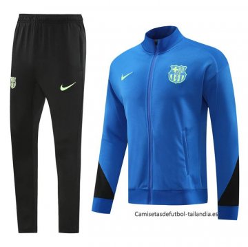 Chandal de Chaqueta del Barcelona 2024-2025 Azul