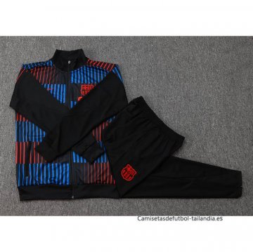 Chandal de Chaqueta del Barcelona 2024-2025 Rojo y Azul