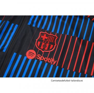 Chandal de Chaqueta del Barcelona 2024-2025 Rojo y Azul