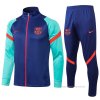 Chandal de Chaqueta del Barcelona 2021-2022 Azul Chandal de Chaqueta del Barcelona 2021-2022 Azul