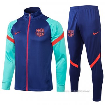 Chandal de Chaqueta del Barcelona 2021-2022 Azul Chandal de Chaqueta del Barcelona 2021-2022 Azul