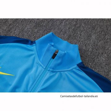 Chandal de Chaqueta del Barcelona Nino 2025-2026 Azul