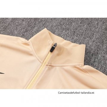 Chandal de Chaqueta del Barcelona Nino 2024-2025 Amarillo