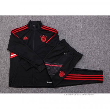 Chandal de Chaqueta del Bayern Munich 2022-2023 Negro