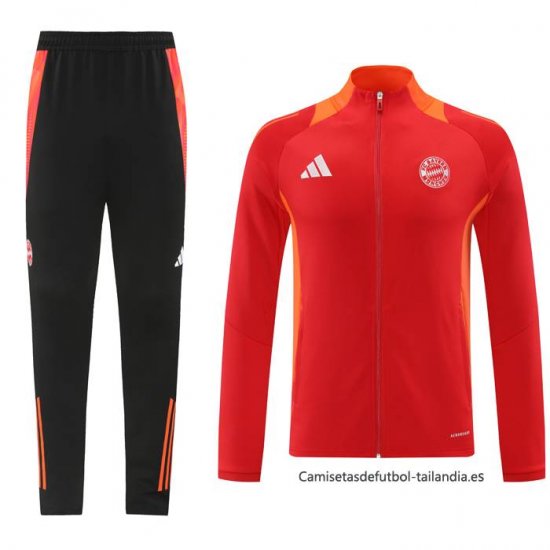 Chandal de Chaqueta del Bayern Munich 2024-2025 Rojo - Haga un click en la imagen para cerrar