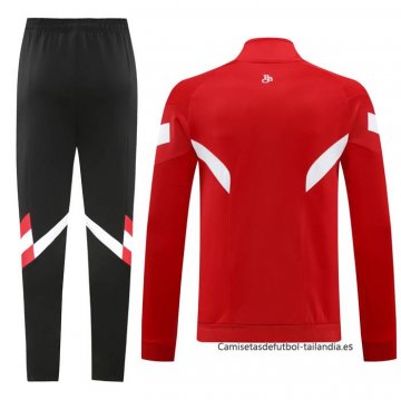 Chandal de Chaqueta del Bayern Munich 2024-2025 Rojo Blanco