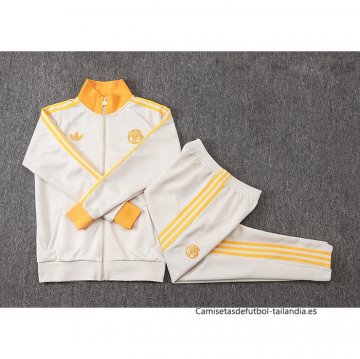 Chandal de Chaqueta del Bayern Munich 2026-2027 Crema Naranja