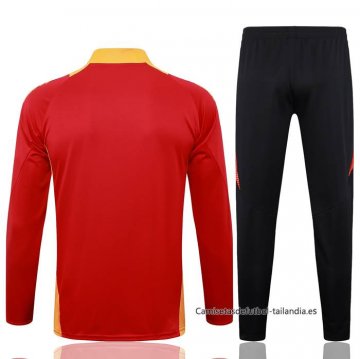 Chandal de Chaqueta del Bayern Munich Nino 2024-2025 Rojo Amarillo