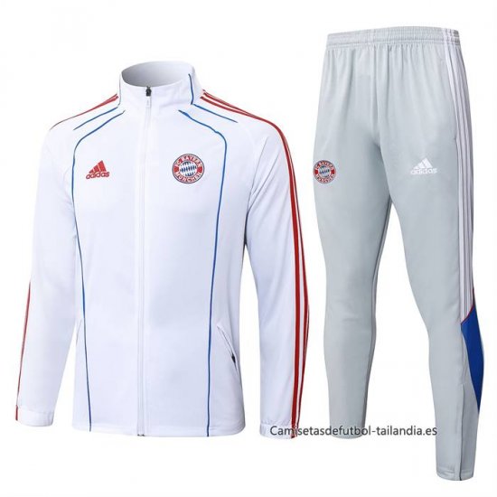 Chandal de Chaqueta del Bayern Munich Nino 2025-2026 Blanco - Haga un click en la imagen para cerrar