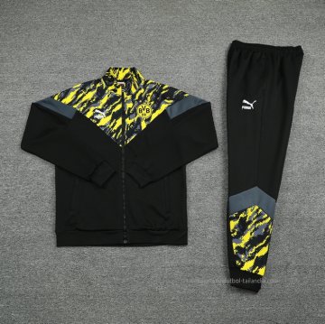 Chandal de Chaqueta del Borussia Dortmund 2021 Negro