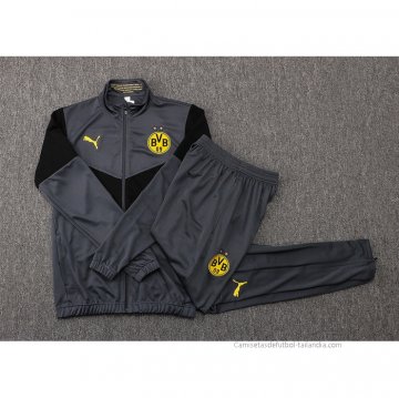 Chandal de Chaqueta del Borussia Dortmund 2021-2022 Gris