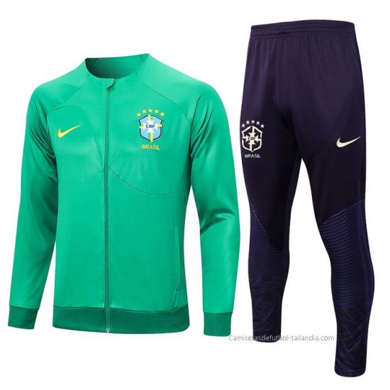Chandal de Chaqueta del Brasil 2023-2024 Verde - Haga un click en la imagen para cerrar