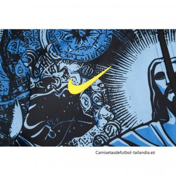 Chandal de Chaqueta del Brasil Jesus 2024-2025 Azul