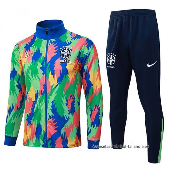 Chandal de Chaqueta del Brasil Nino 2025-2026 Multicolor - Haga un click en la imagen para cerrar