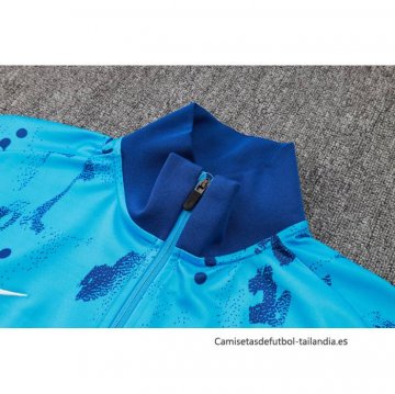 Chandal de Chaqueta del Chelsea Nino 2024-2025 Azul Claro