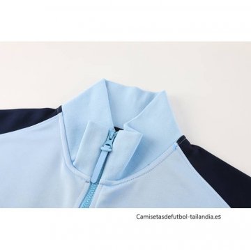 Chandal de Chaqueta del Francia Nino 2024-2025 Azul Claro