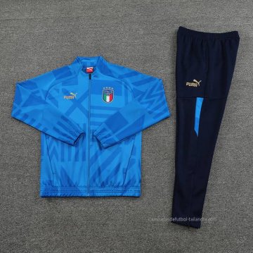 Chandal de Chaqueta del Italia 2022-2023 Azul