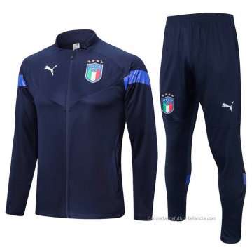 Chandal de Chaqueta del Italia 2022-2023 Azul Oscuro Chandal de Chaqueta del Italia 2022-2023 Azul Oscuro
