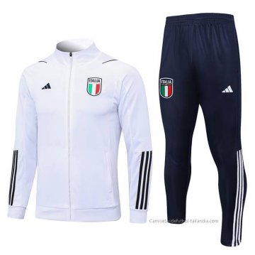 Chandal de Chaqueta del Italia 2023-2024 Blanco Chandal de Chaqueta del Italia 2023-2024 Blanco