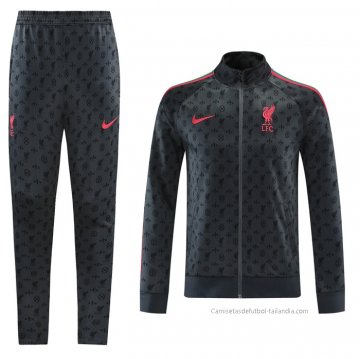 Chandal de Chaqueta del Liverpool 2021 Gris Chandal de Chaqueta del Liverpool 2021 Gris