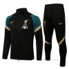 Chandal de Chaqueta del Liverpool 2021-2022 Negro y Verde Chandal de Chaqueta del Liverpool 2021-2022 Negro y Verde