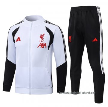 Chandal de Chaqueta del Liverpool Nino 2026-2027 Blanco Chandal de Chaqueta del Liverpool Nino 2026-2027 Blanco