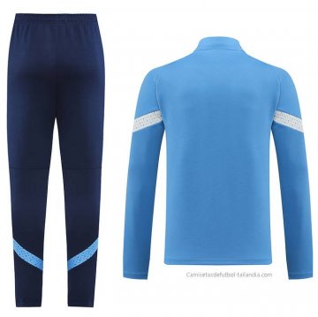 Chandal de Chaqueta del Manchester City 2022-2023 Azul