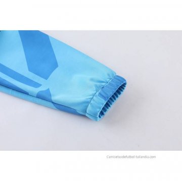 Chandal de Chaqueta del Manchester City 2022-2023 Azul Claro