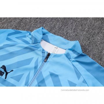 Chandal de Chaqueta del Manchester City 2022-2023 Azul Claro