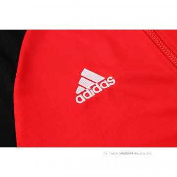 Chandal de Chaqueta del Manchester United 2021-2022 Rojo y Negro