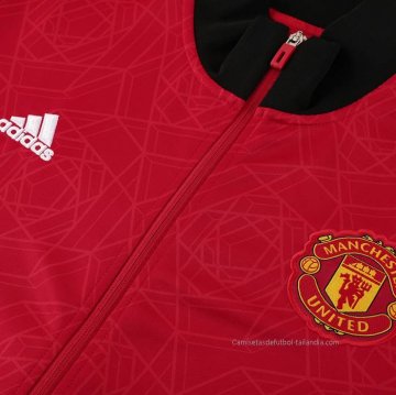 Chandal de Chaqueta del Manchester United 2023-2024 Rojo