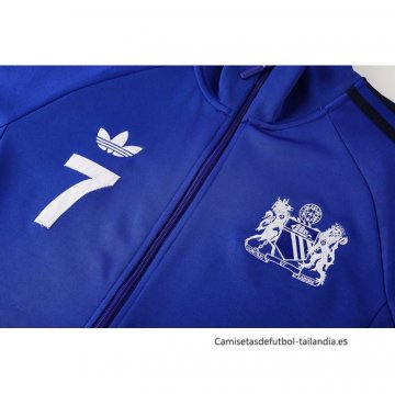 Chandal de Chaqueta del Manchester United 2024-2025 Azul