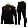 Chandal de Chaqueta del Manchester United 2021-2022 Negro y Amarillo Chandal de Chaqueta del Manchester United 2021-2022 Negro y Amarillo
