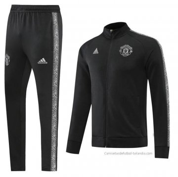 Chandal de Chaqueta del Manchester United 2022-2023 Negro