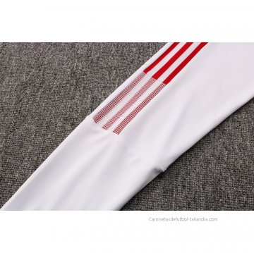 Chandal de Chaqueta del Manchester United Nino 2021-2022 Blanco