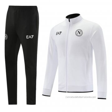 Chandal de Chaqueta del Napoli 2023-2024 Blanco