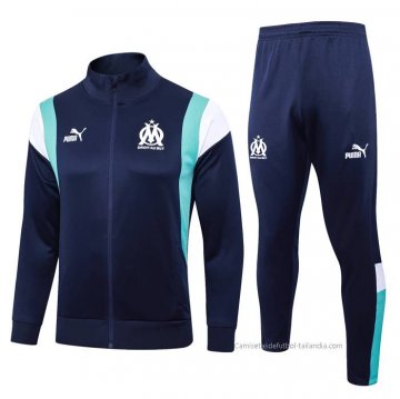 Chandal de Chaqueta del Olympique Marsella 2023-2024 Azul Oscuro Chandal de Chaqueta del Olympique Marsella 2023-2024 Azul Oscuro