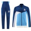 Chandal de Chaqueta del Olympique Marsella 2024-2025 Azul Chandal de Chaqueta del Olympique Marsella 2024-2025 Azul