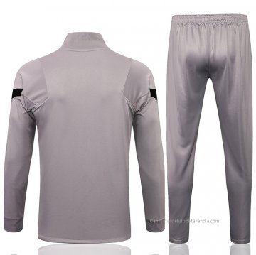 Chandal de Chaqueta del Paris Saint-Germain 2021-2022 Gris