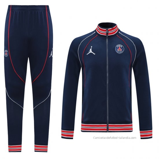 Chandal de Chaqueta del Paris Saint-Germain 2021 Azul - Haga un click en la imagen para cerrar