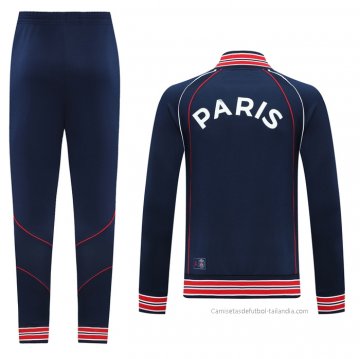 Chandal de Chaqueta del Paris Saint-Germain 2021 Azul