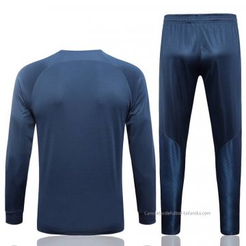Chandal de Chaqueta del Paris Saint-Germain 2023-2024 Azul