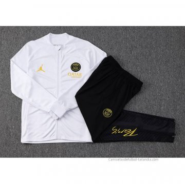 Chandal de Chaqueta del Paris Saint-Germain Jordan 2023-2024 Blanco